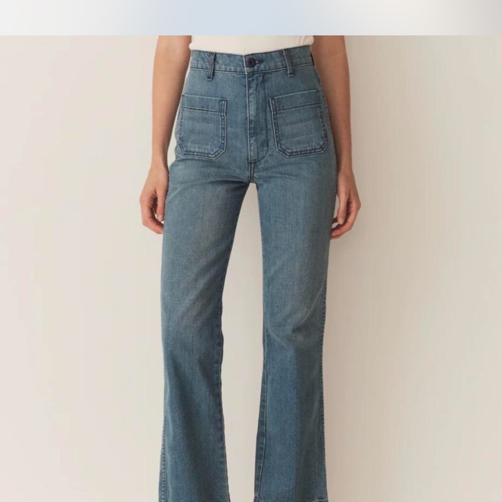 Doen Blue Flare & Wide Leg Jeans